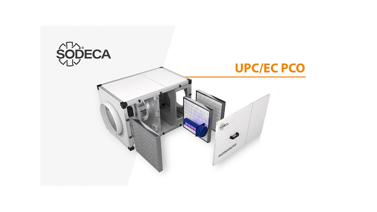 Soluciones de filtración y desinfección con tecnología PCO de SODECA, pensadas para locales con una gran afluencia de personas